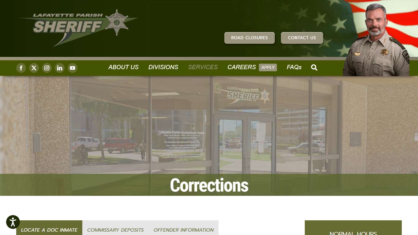 Locate a Department of Corrections Inmate | Lafayette Parish Sheriff's Office